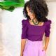 BLUSA CROPPED C/ ELASTEX
